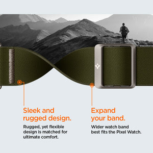 Spigen Google Pixel Watch 5 (41mm) Band – Lite Fit - Khaki - official image 8