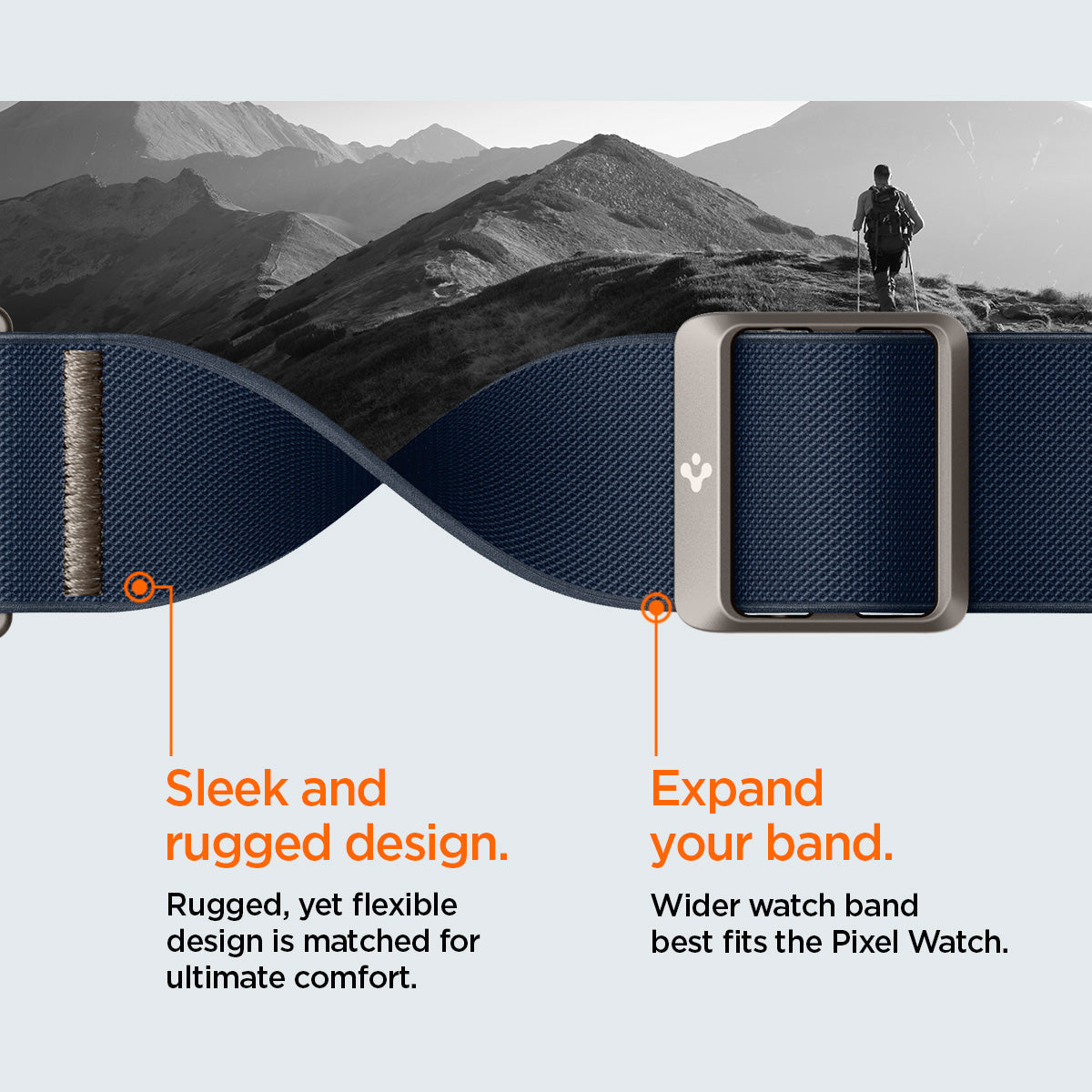 Spigen Google Pixel Watch 5 (41mm) Band – Lite Fit - Navy - official image 8