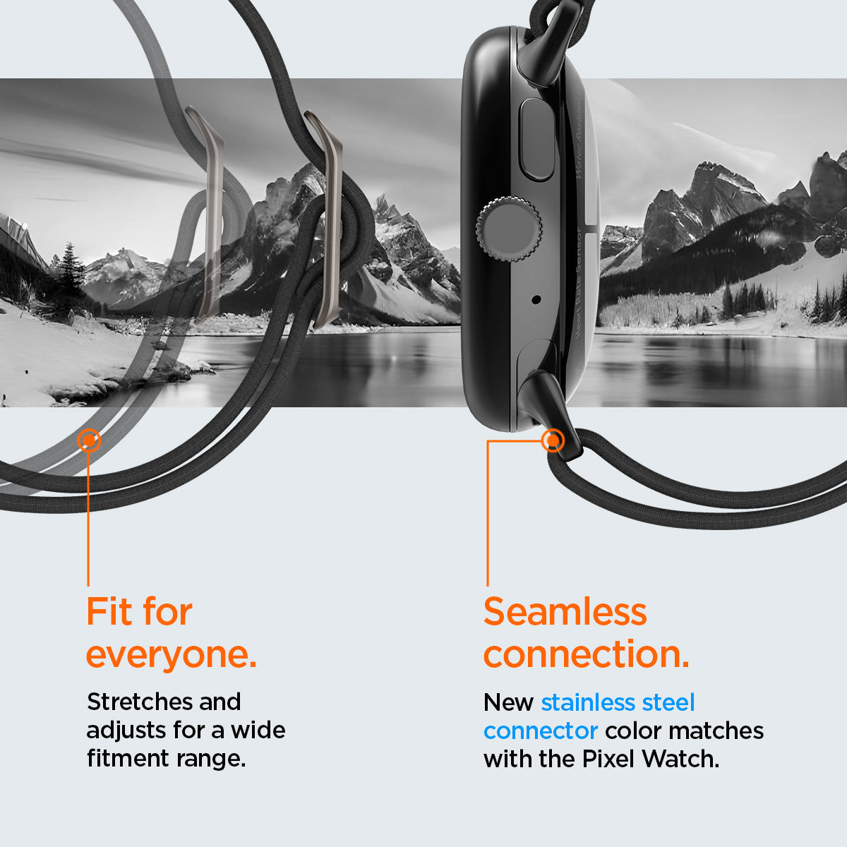 Spigen Google Pixel Watch 5 (41mm) Band – Lite Fit - Black - official image 9