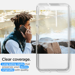 ACS05714 - Galaxy S23 Case Ultra Hybrid in crystal clear Clear coverage long lasting clarity that preserves your device originality with quality.