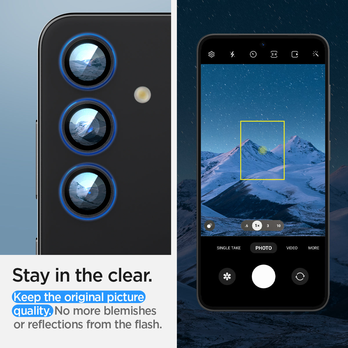 Spigen Galaxy S24 Plus Lens Protector Optik Pro EZ Fit (2 Pack) view 14