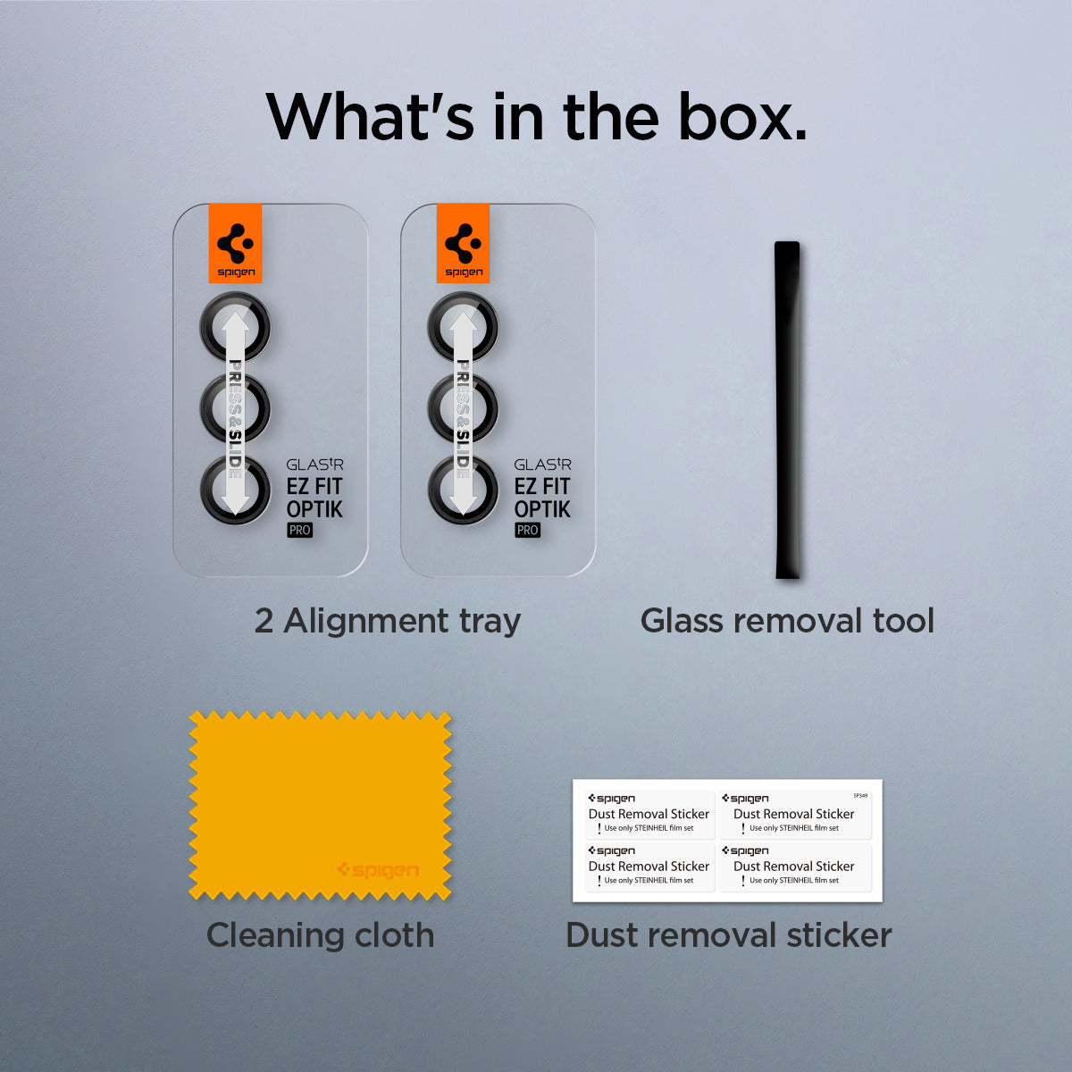 Spigen Galaxy S24 Plus Lens Protector Optik Pro EZ Fit (2 Pack) view 17
