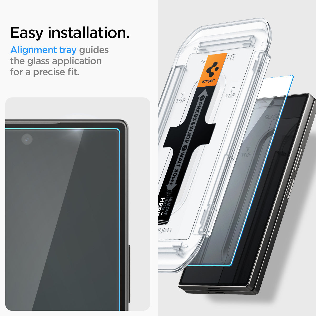 Spigen Galaxy Z Fold 6 Screen Protector GLAS.tR EZ Fit (2 Pack) view 10