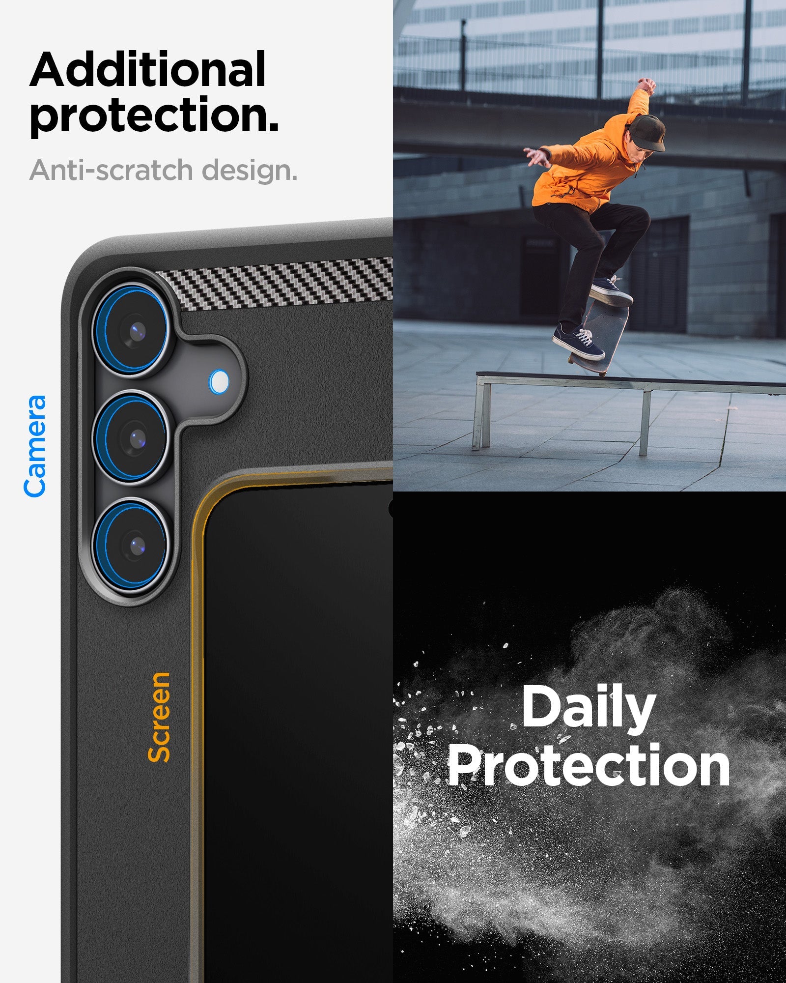 Spigen Galaxy S25 FE Case Rugged Armor view 15