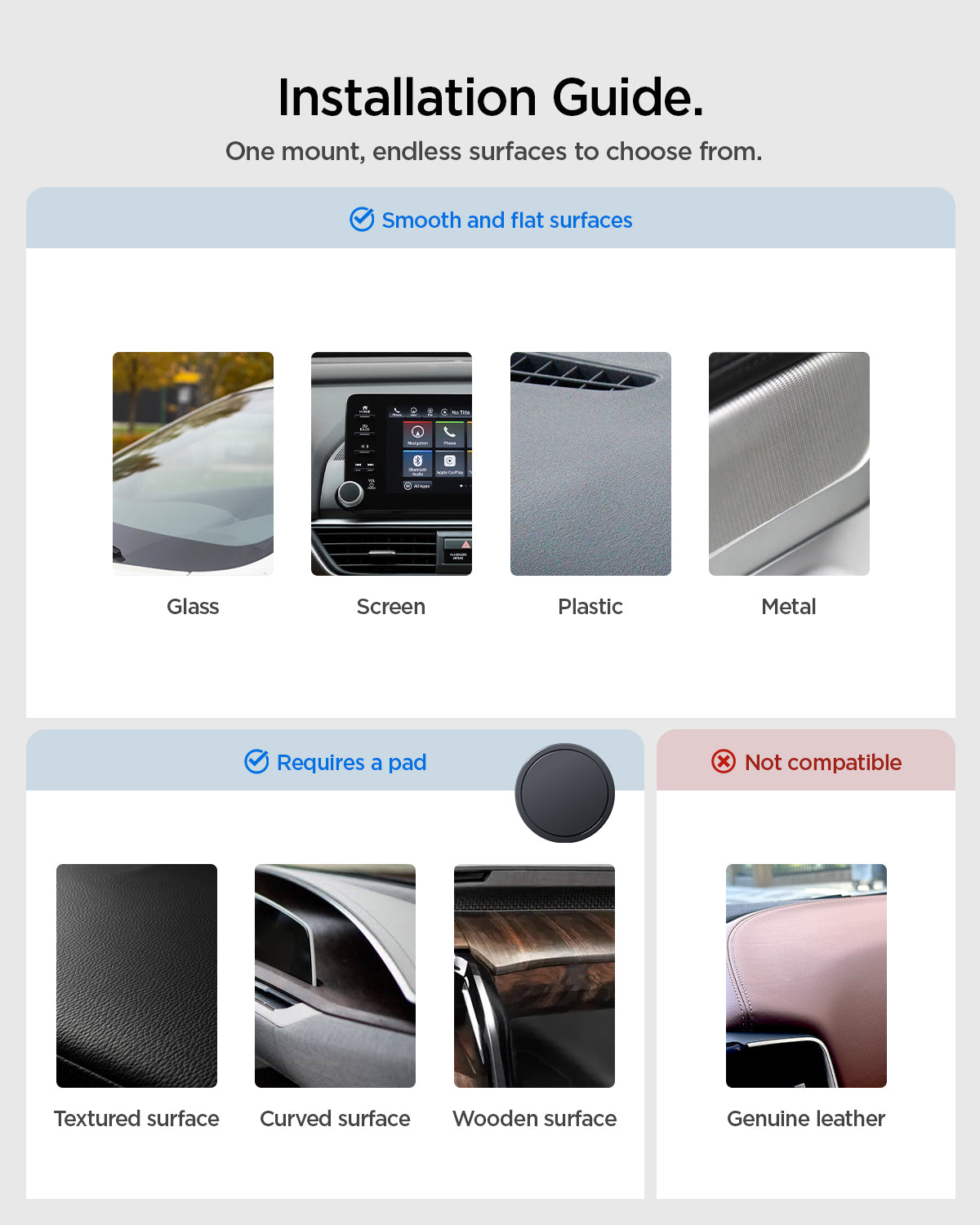One-click vacuum suction feature of Spigen STIK STK100