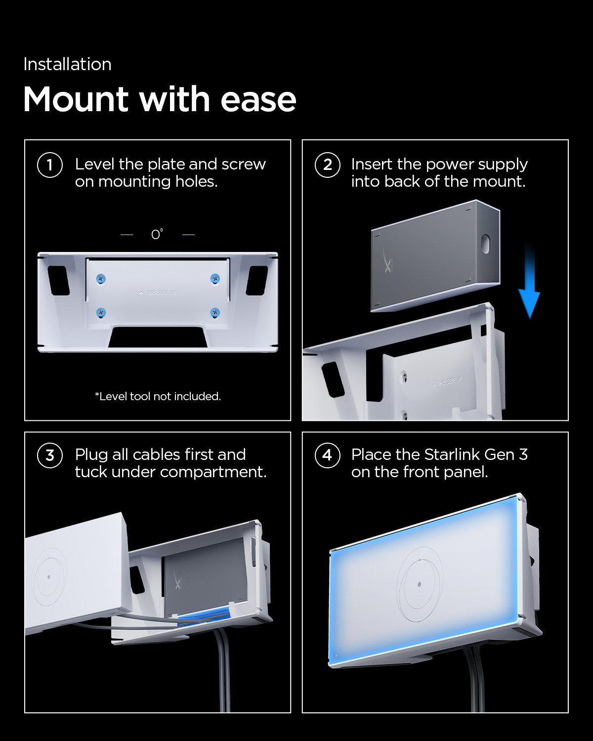 Spigen Starlink Gen 3 Wall Mount – STL310 feature view 13