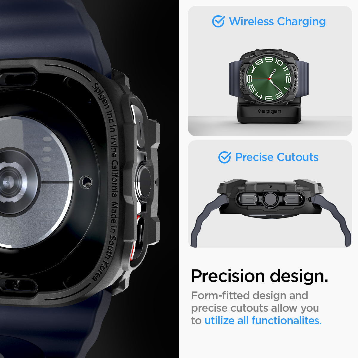 Spigen Galaxy Watch Ultra 47mm (2025/2024) Case Rugged Armor view 13