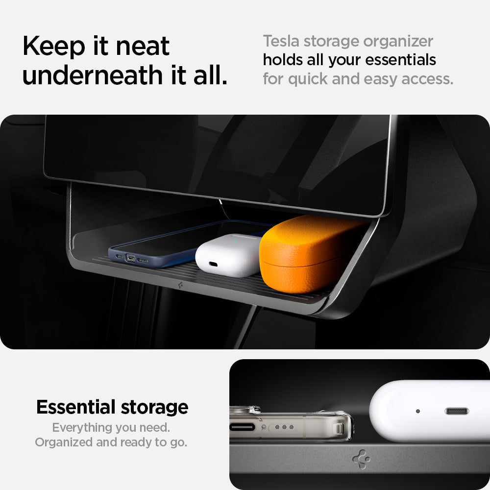 Spigen Tesla Model 3 2017–2023 / Model Y 2020–2024 Under Screen Organizer – official image 9