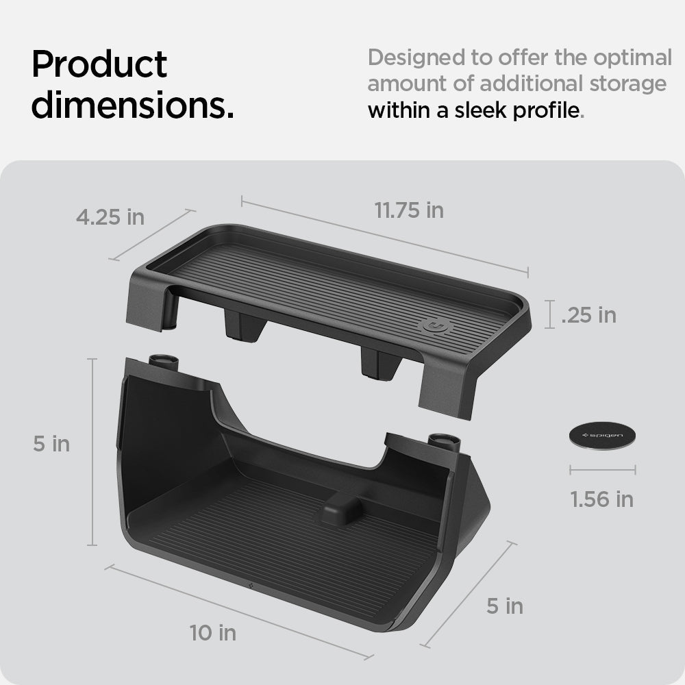 Spigen Tesla Model 3 2017–2023 / Model Y 2020–2024 Under Screen Organizer – official image 12