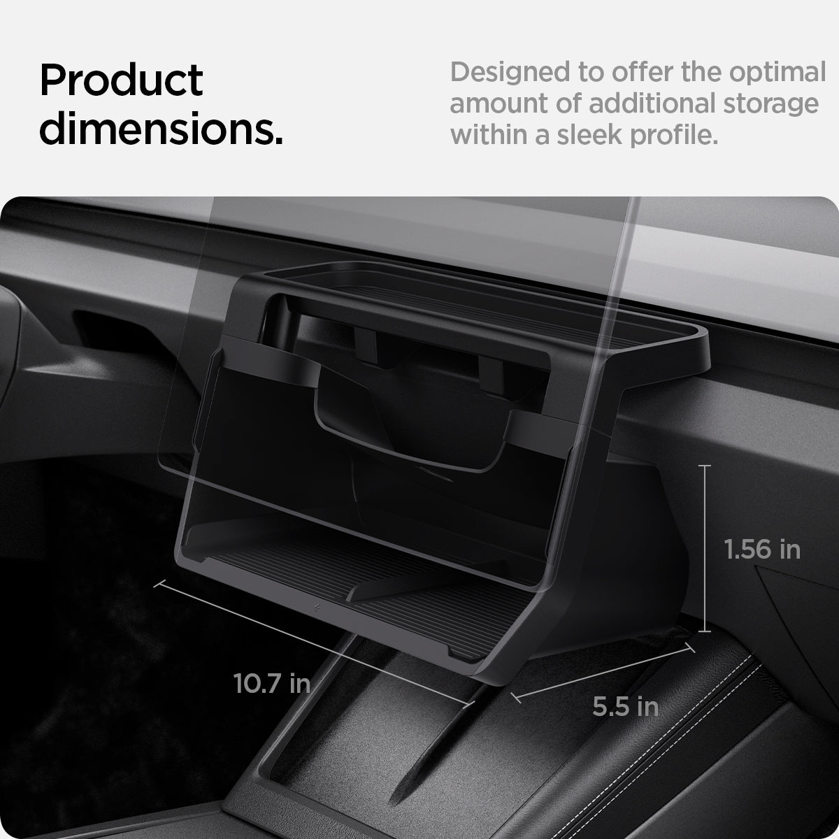 Spigen Tesla Model 3 Highland / Model Y Juniper Under Screen Organizer – official image 10