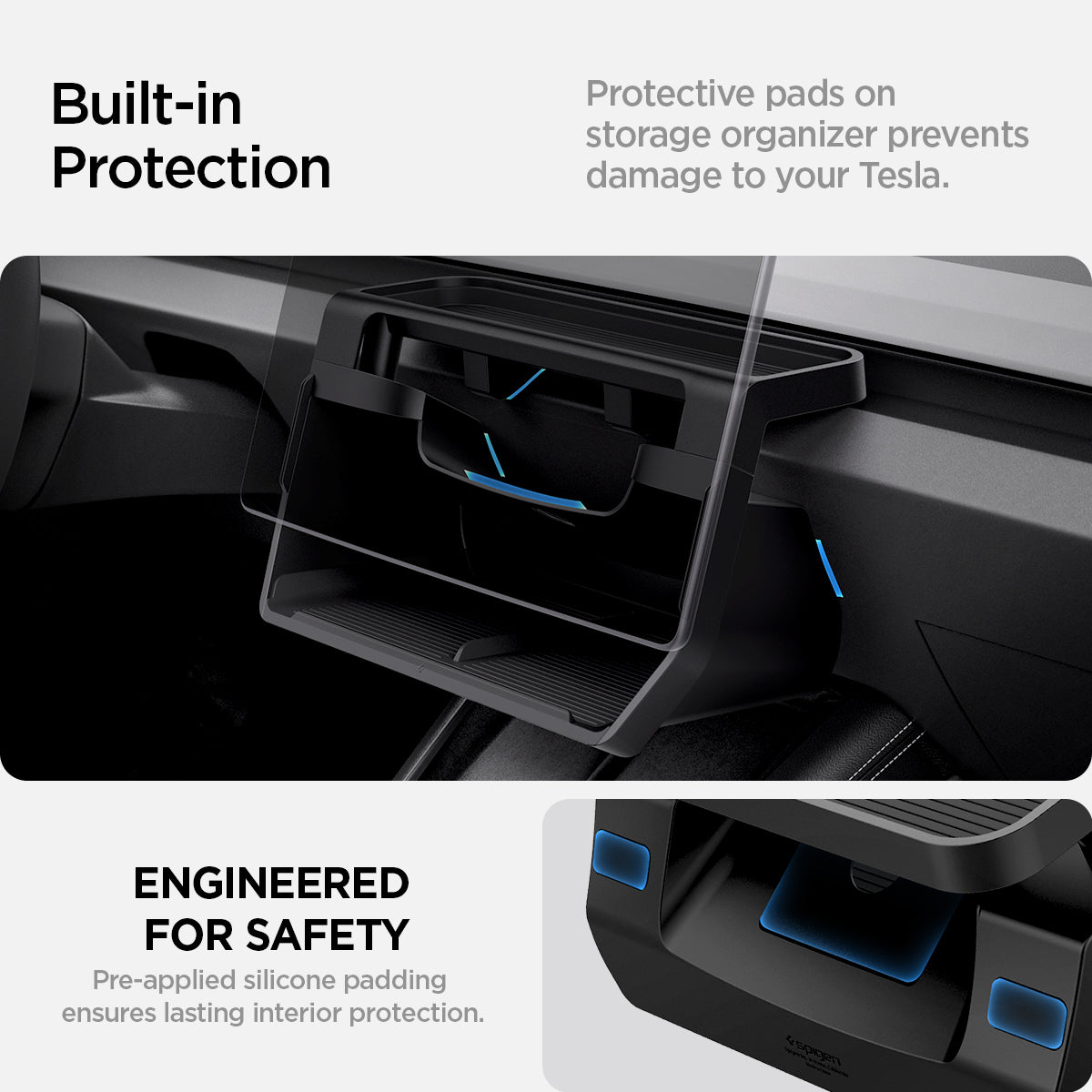 Spigen Tesla Model 3 Highland / Model Y Juniper Under Screen Organizer – official image 12