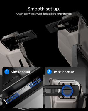Spigen Tesla Model Y Juniper / Model 3 Highland Hidden Under-Screen Organizer – TO227JH — fit, construction or installation view 13