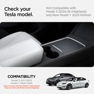 Spigen Tesla Model 3 2017–2023 / Model Y 2020–2024 Armrest Cover – White official detail 3