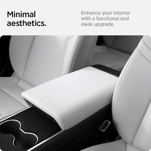 Spigen Tesla Model 3 2017–2023 / Model Y 2020–2024 Armrest Cover – White official detail 4