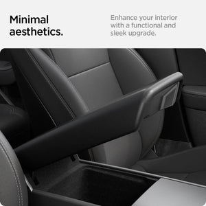 Spigen Tesla Model 3 Highland / Model Y Juniper Armrest Cover – Black official detail 11