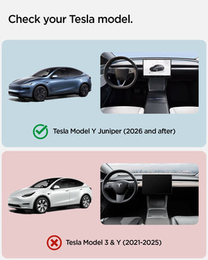 Black Spigen TO261JH Tesla Model Y Juniper charging pad cover feature view 3