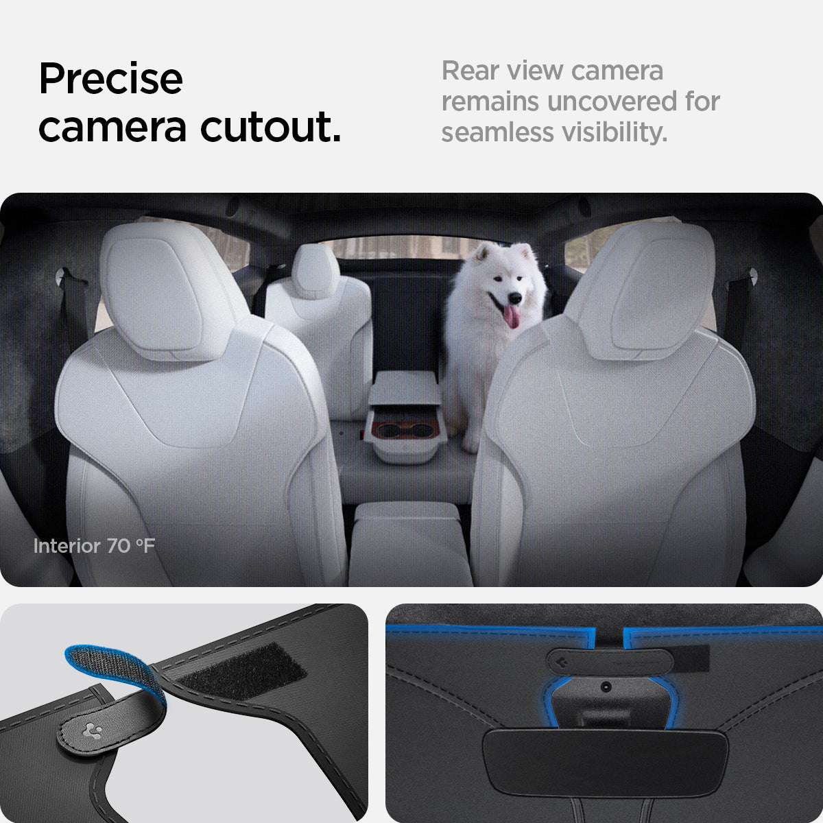 Spigen Tesla Model S CryoShade Windshield Sunshade – official detail 9