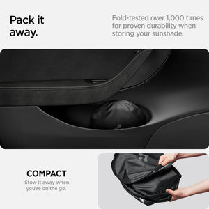 Spigen Tesla Model S CryoShade Windshield Sunshade – official detail 7