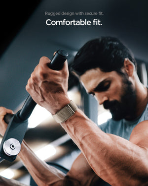 Spigen WHOOP 5.0 Replacement Band – WBF3 — Starlight, fit, construction or use view 27