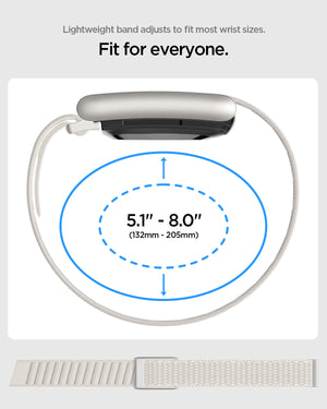Spigen WHOOP 5.0 Replacement Band – WBF3 — Starlight, fit, construction or use view 29