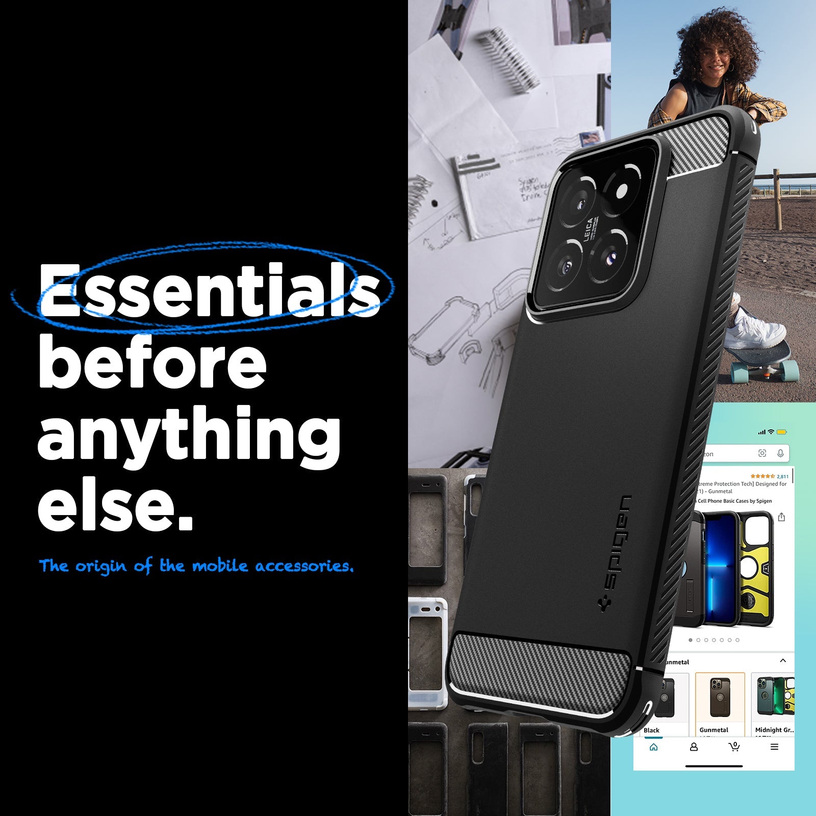 Spigen Xiaomi 14 Case Rugged Armor view 12