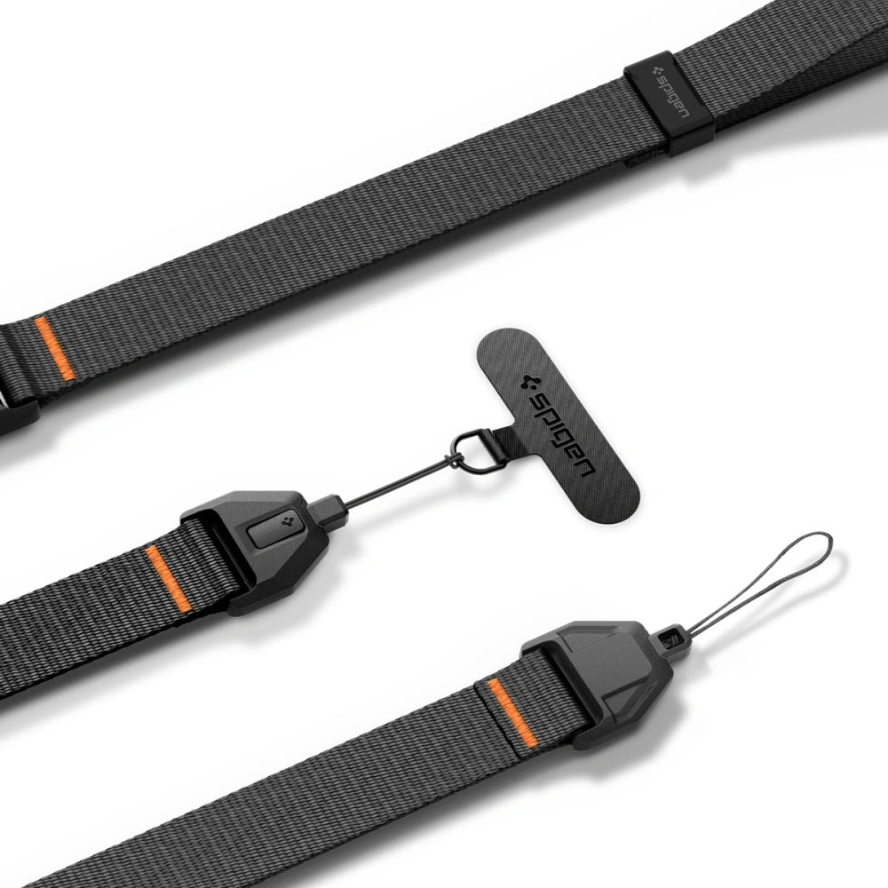Spigen Universal Phone Wrist Strap – Adjustable Lanyard — quick-release connector and included ConTag adapter