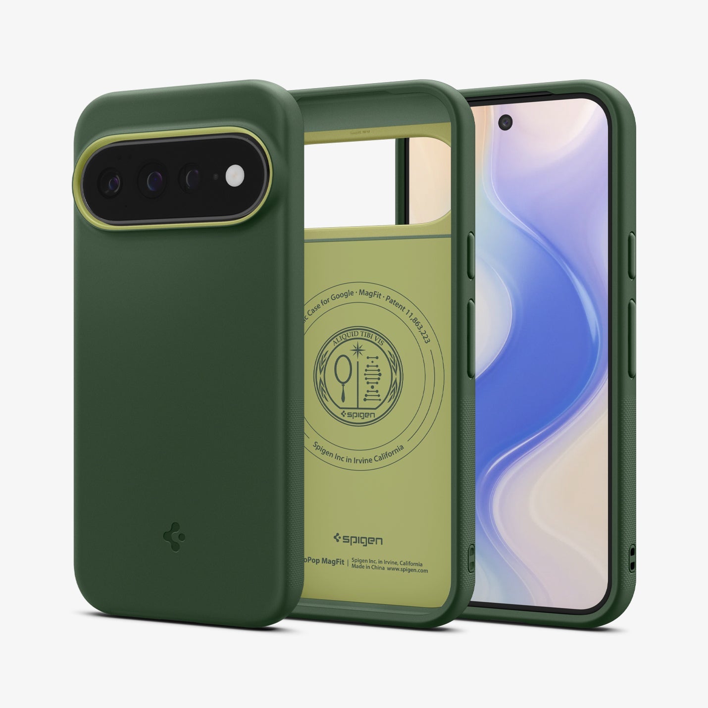 Spigen Nano Pop MagFit Case for Pixel 11 Pro XL - Avo Green - image 4