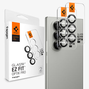 Spigen Galaxy Z Fold 8 Ultra Camera Lens Protector Glas.tR EZ Fit Optik Pro - Black - image 1