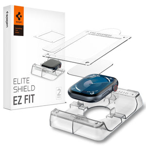 Spigen Apple Watch 11/10 Series Screen Protector EliteShield EZ Fit (2 Pack)
