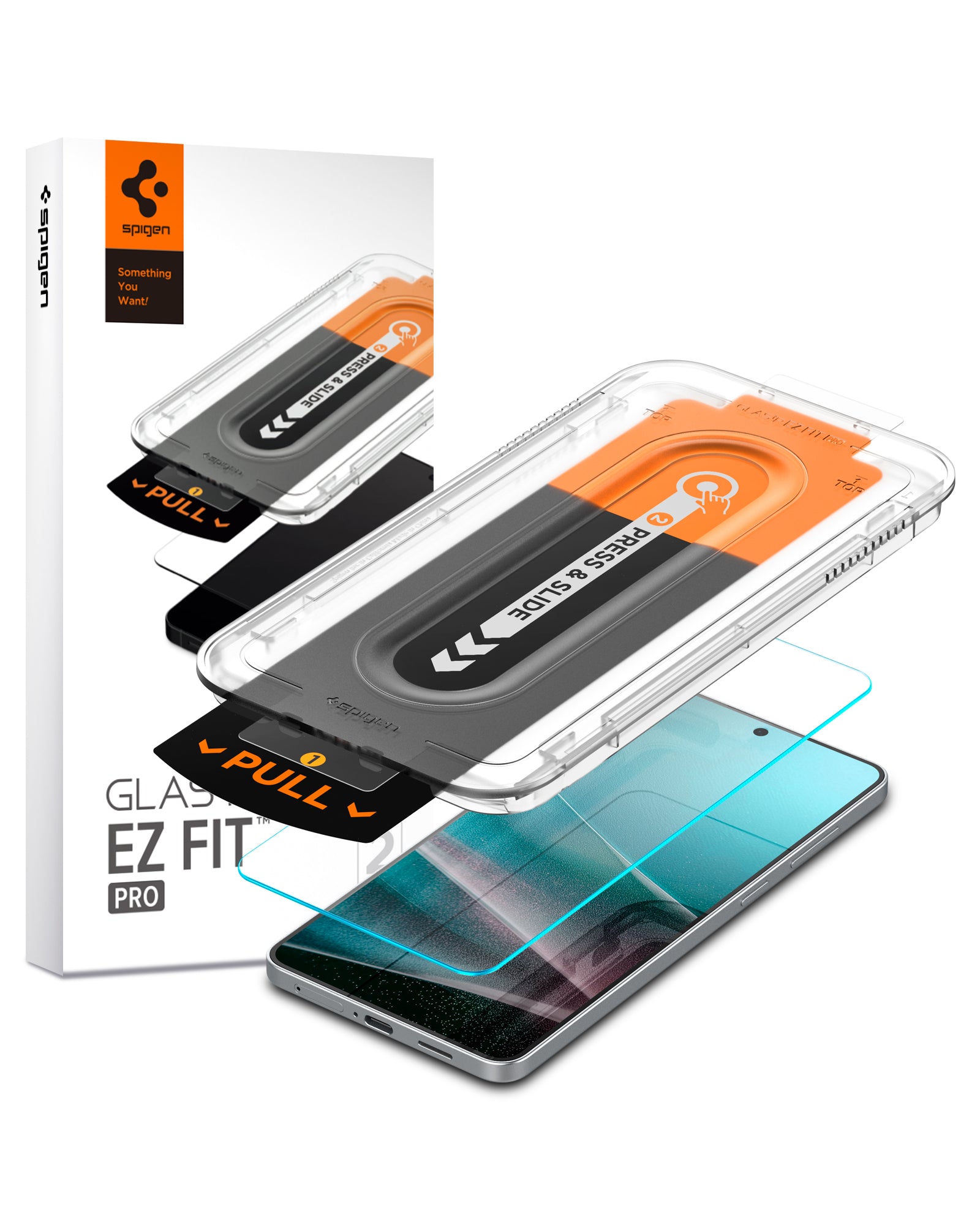 Spigen Samsung Galaxy S25 Edge Screen Protector GLAS.tR EZ Fit Pro [2 Pack]