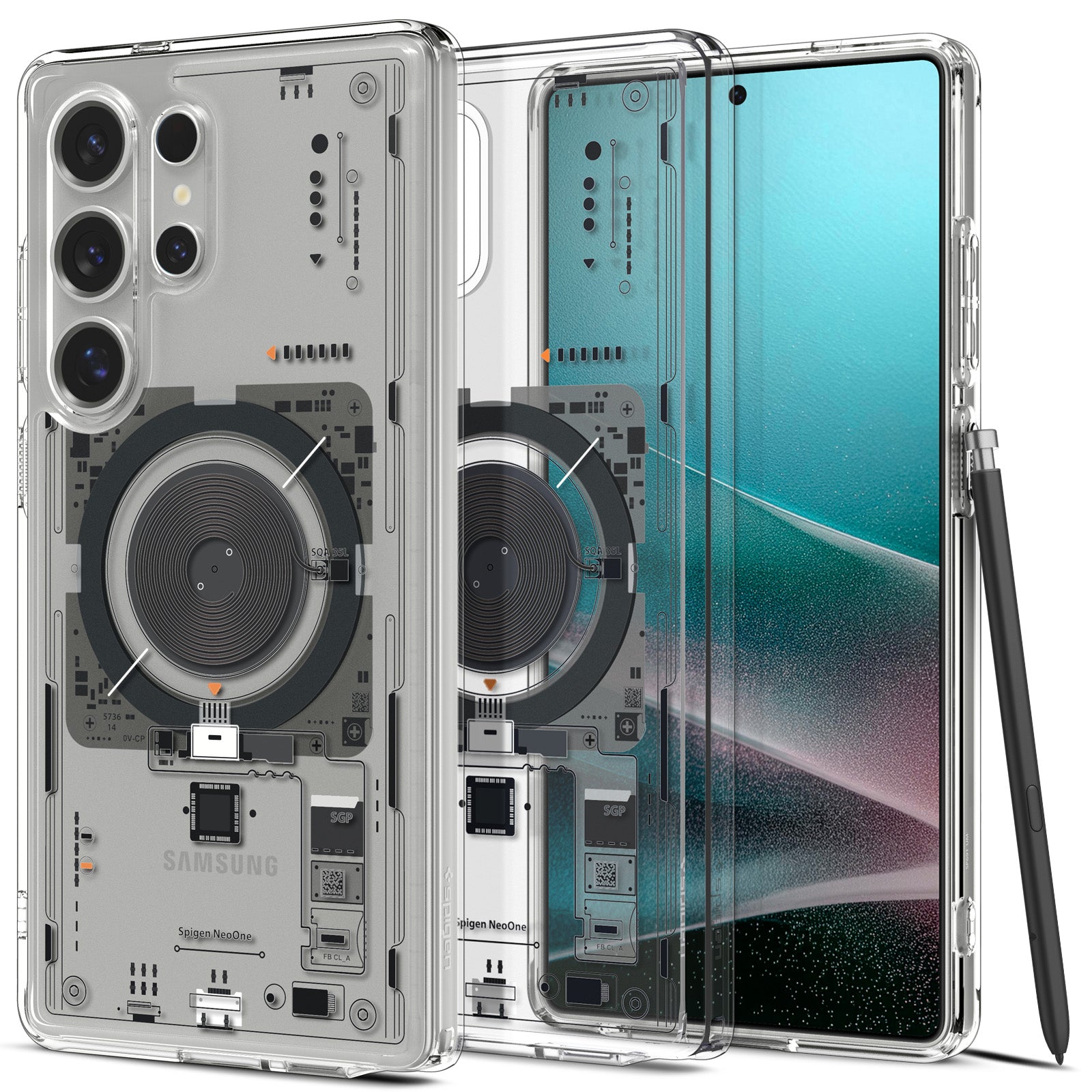 Spigen Galaxy S25 Ultra Case Ultra Hybrid MagFit Neo One view 3