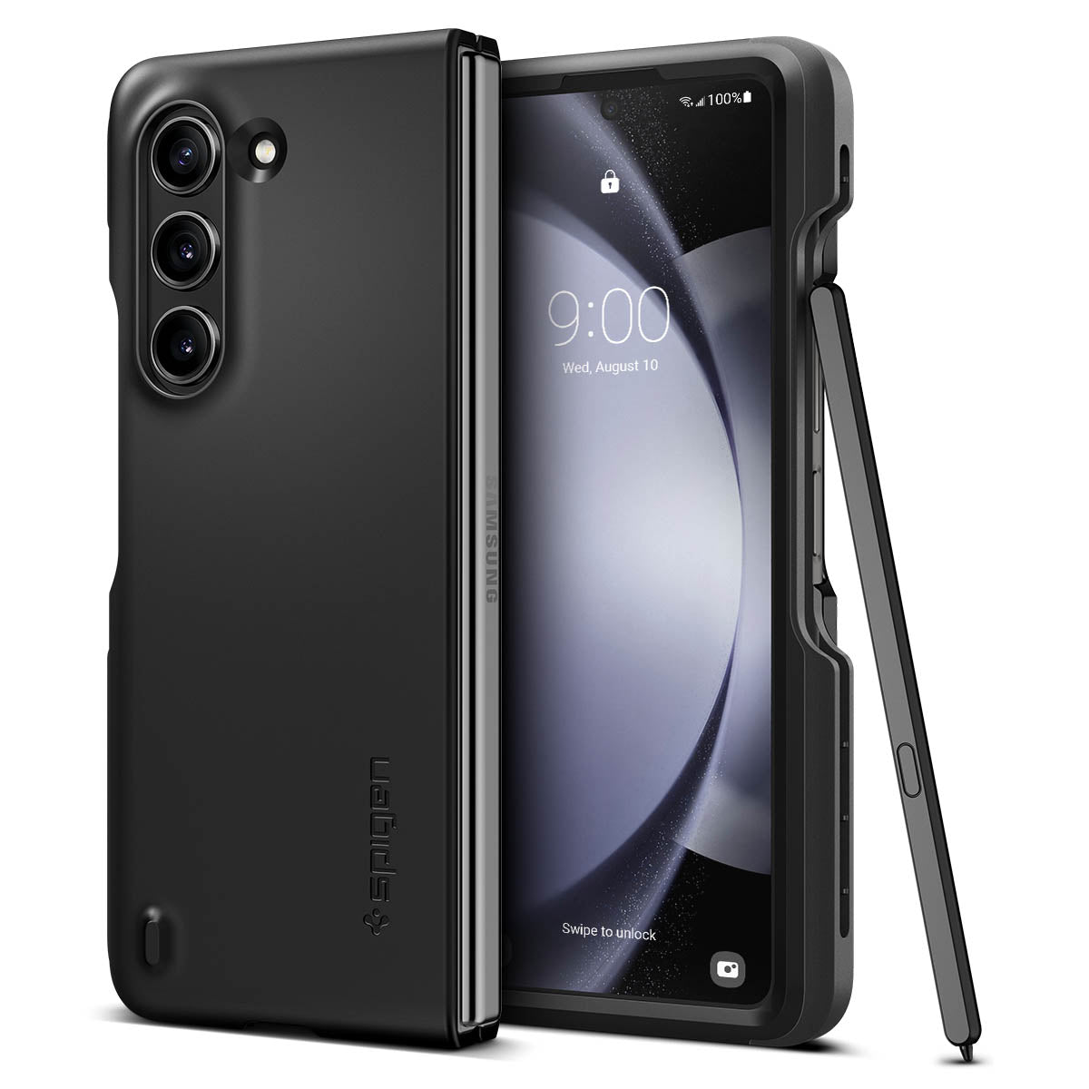 Spigen Galaxy Z Fold 5 Series Case Thin Fit P view 2