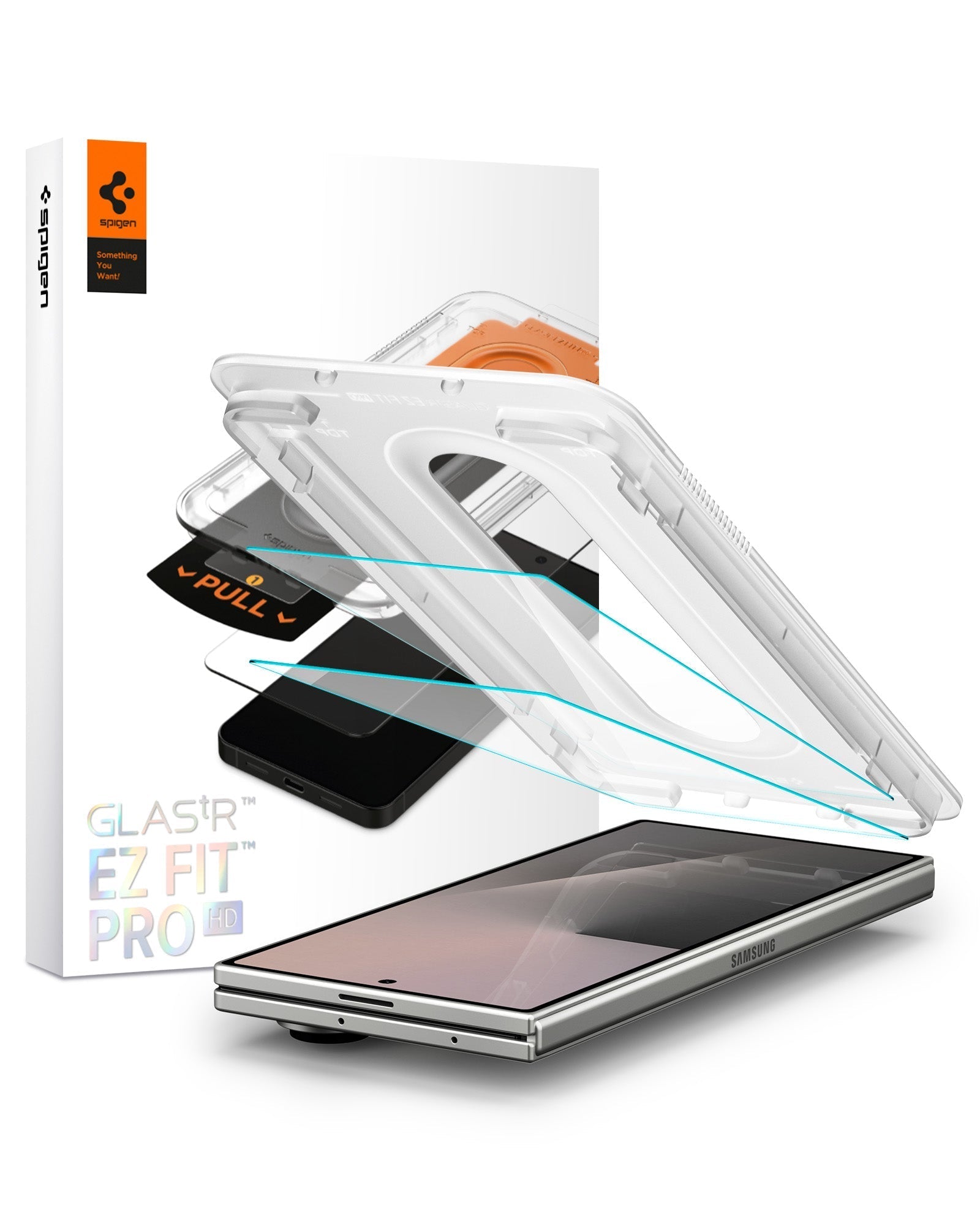 Spigen Galaxy Z Fold 8 Ultra Screen Protector - Glas.tR EZ Fit Pro HD (2 Pack) - Crystal Clear - image 1