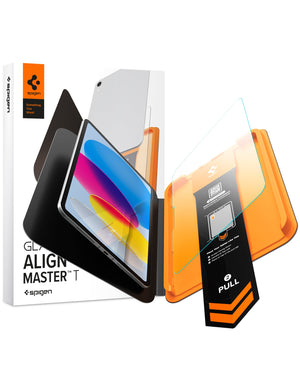 Spigen iPad AlignMaster T installation tray pull and press guide