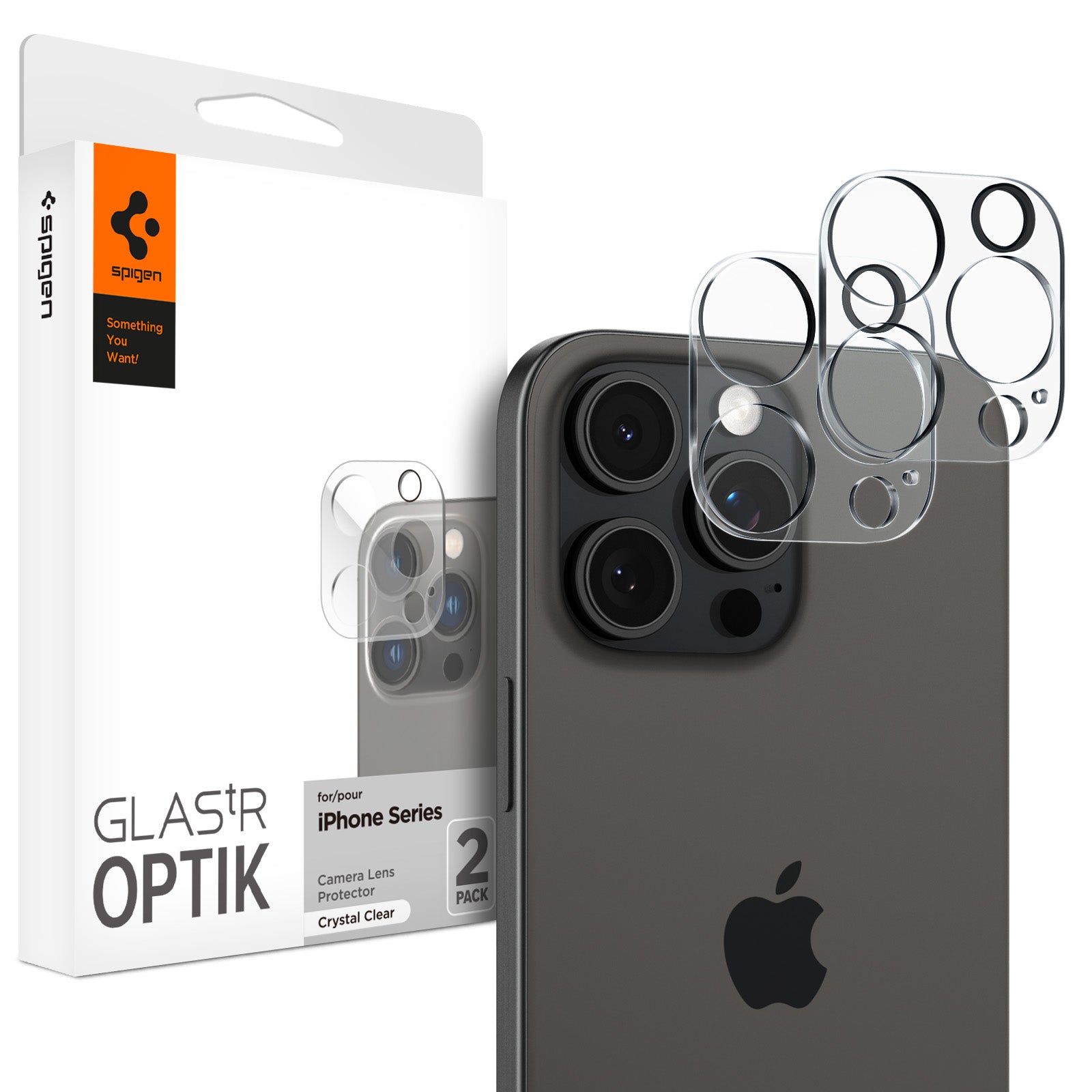 Spigen iPhone 16 Pro Max / 16 Pro Lens Protector Optik Pro EZ Fit view 20