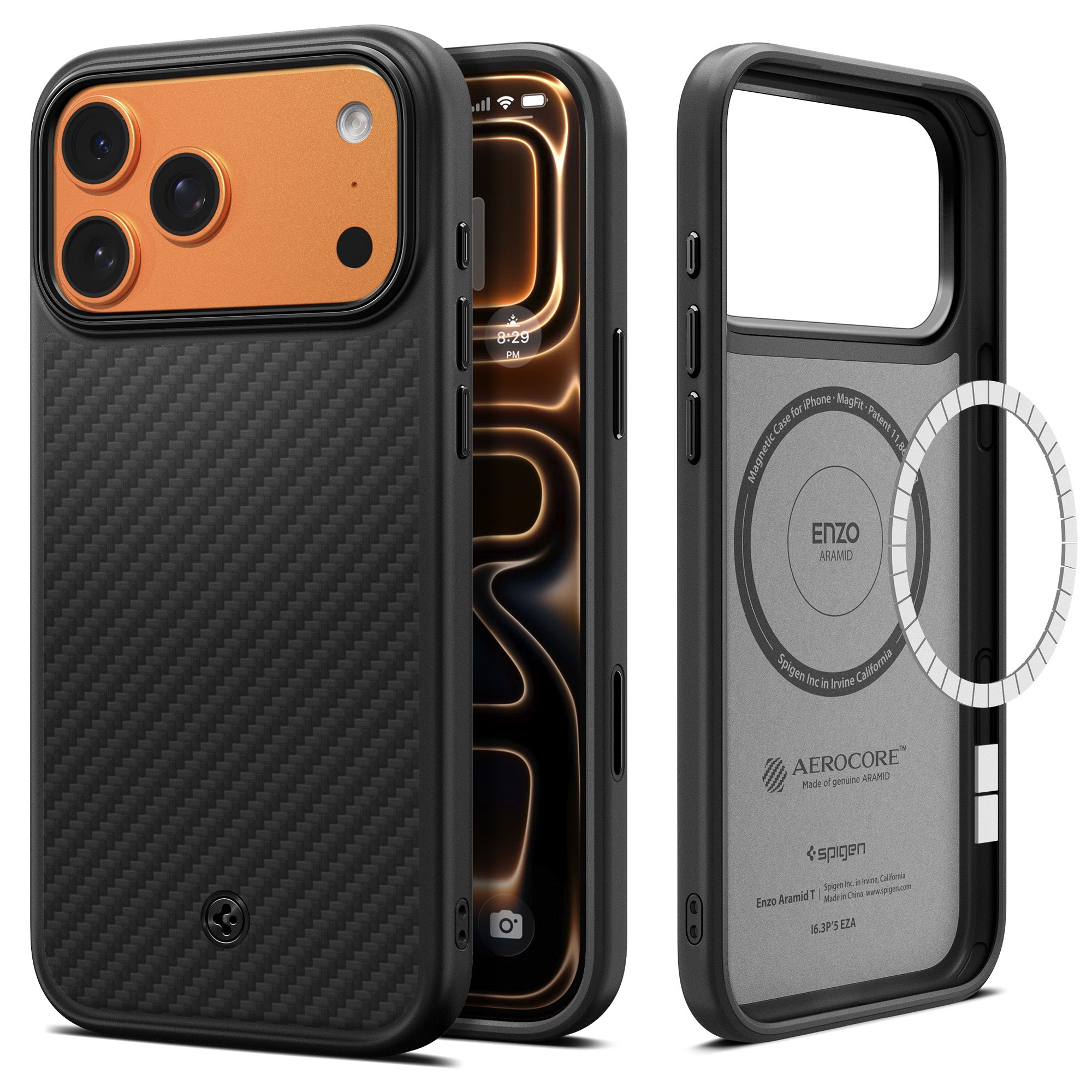Spigen iPhone 17 Pro Case Enzo Aramid T