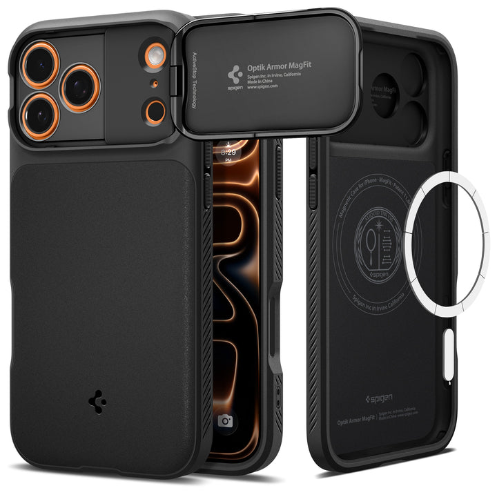 Spigen iPhone 17 Pro Max Case - Optik Armor (MagFit)
