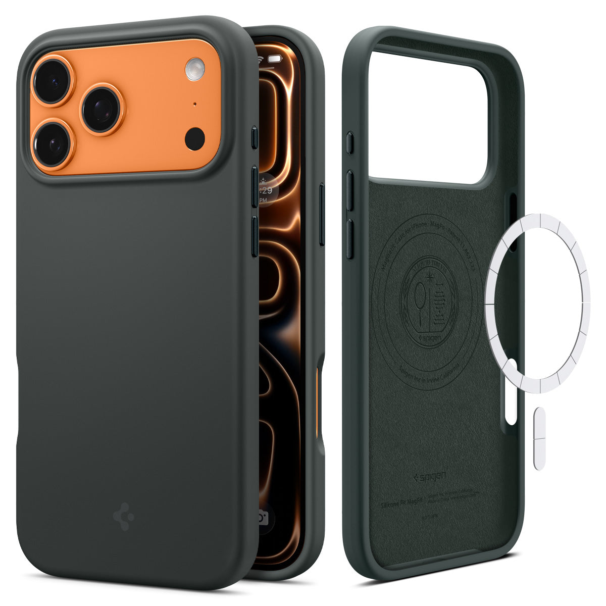Spigen iPhone 17 Pro Max / 17 Pro Case Silicone Fit (MagFit) view 16