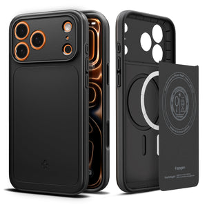 Temporary prelaunch image — Spigen iPhone 18 Pro Max Case – Thin Fit (MagFit) — Black