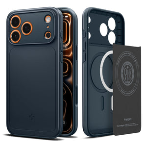 Temporary prelaunch image — Spigen iPhone 18 Pro Max Case – Thin Fit (MagFit) — Metal Slate