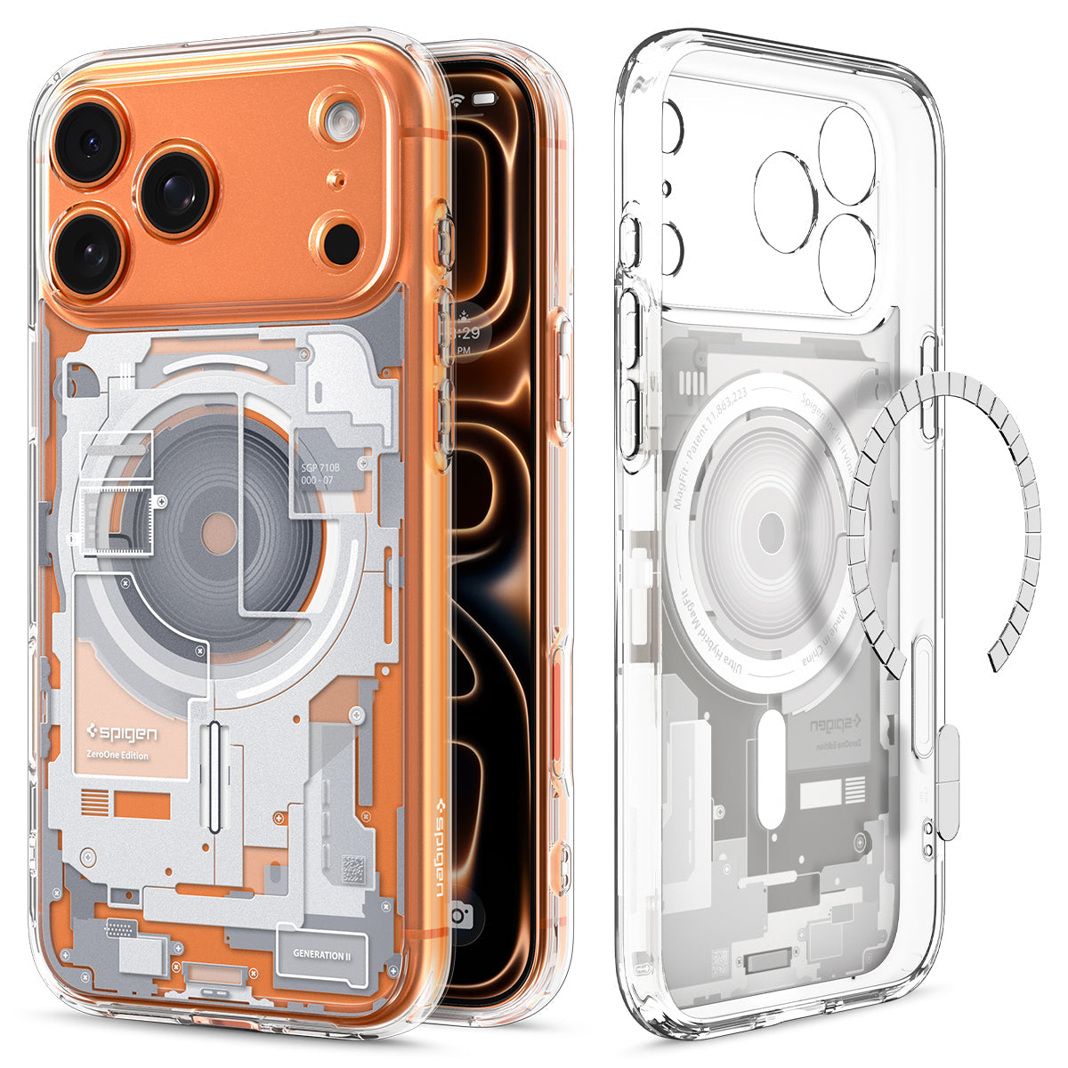 Spigen iPhone 17 Pro Max Case Ultra Hybrid Zero One (MagFit) view 19