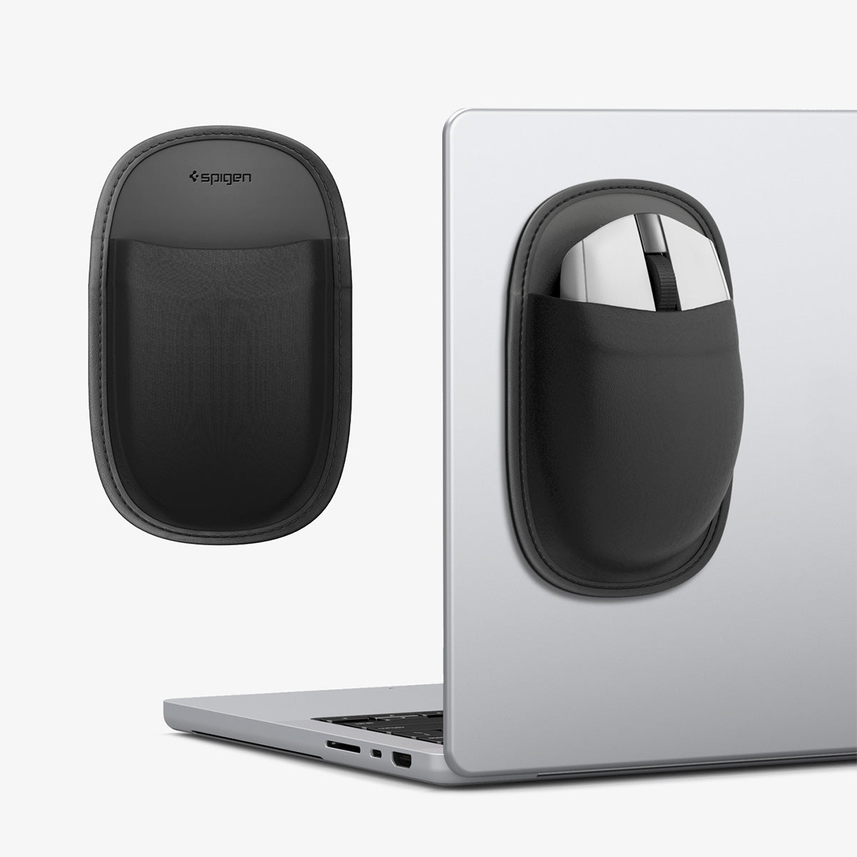 Spigen Laptop & Tablet Mouse Sleeve – LD220 — Black, product view