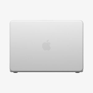 Spigen Air Skin Frost Clear case top view for MacBook Neo 13-inch