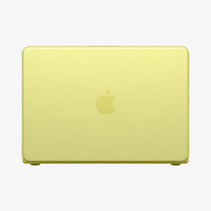 Spigen Air Skin Frost Citrus top view for MacBook Neo 13-inch