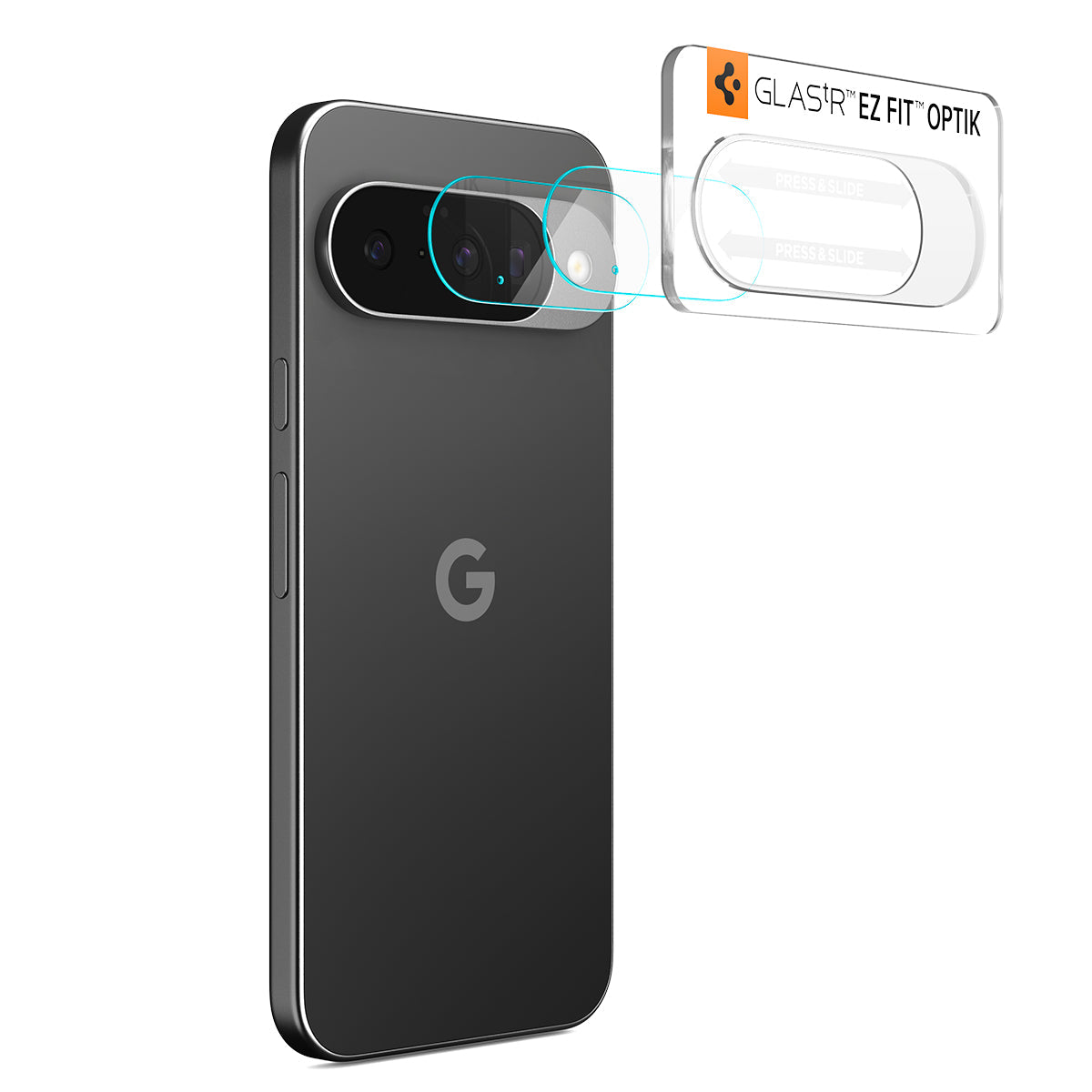 Spigen Pixel 10 Lens Protector Optik EZ Fit (2 Pack) view 3