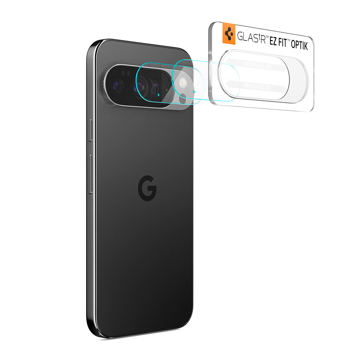Spigen Pixel 10 Pro Lens Protector Optik EZ Fit (2 Pack) view 3