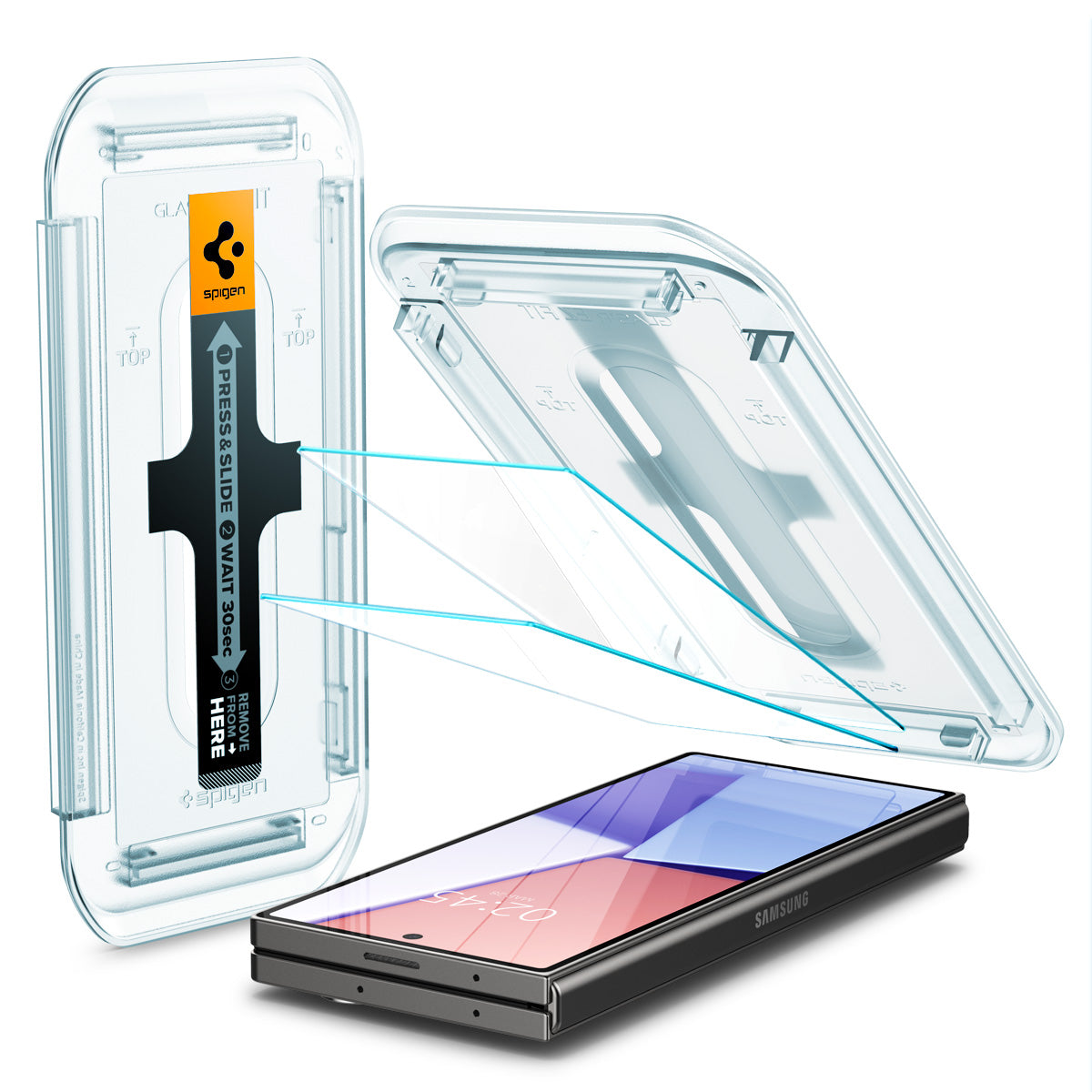 Spigen Galaxy Z Fold 6 Screen Protector GLAS.tR EZ Fit (2 Pack) view 3