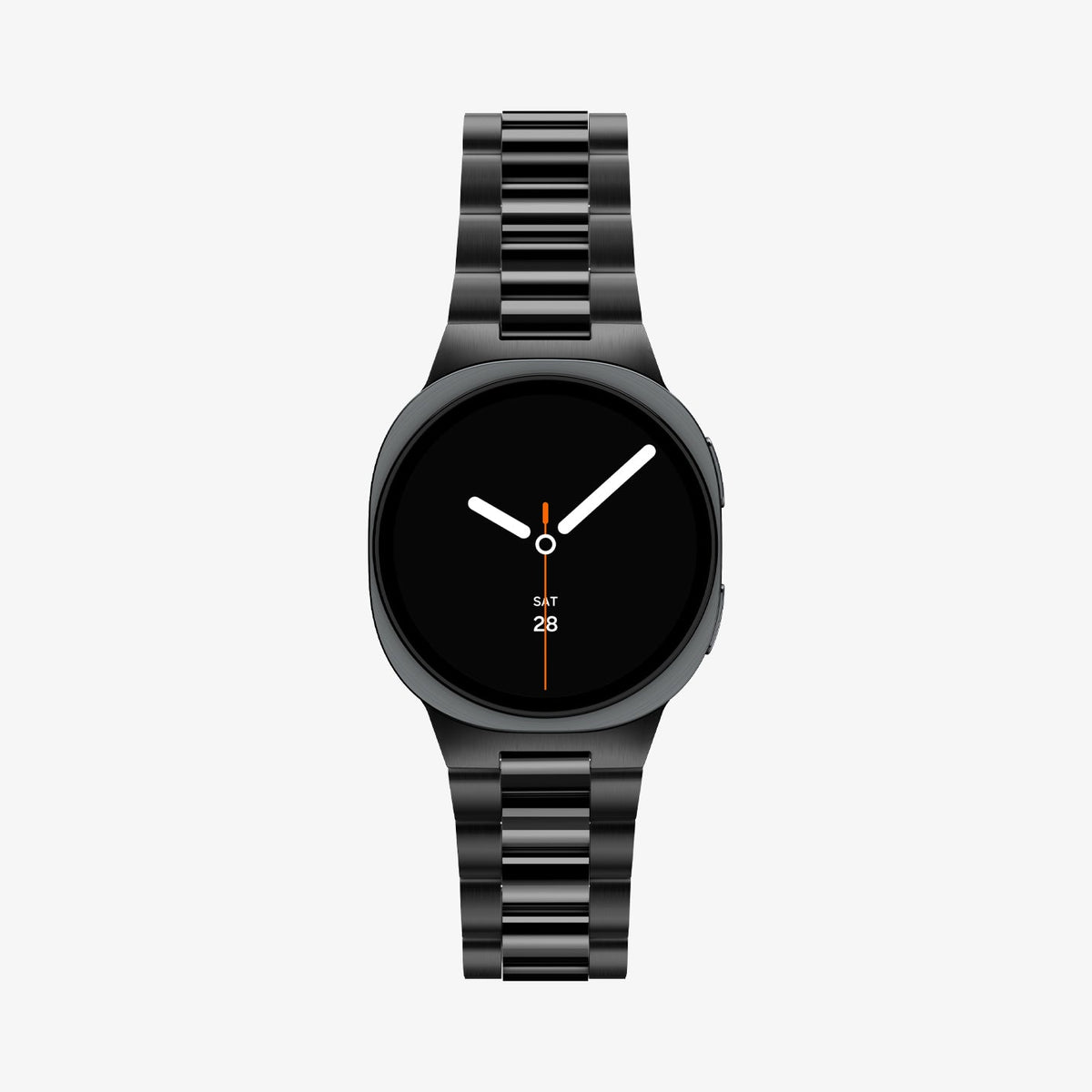 Black Spigen Modern Fit 316L band for Galaxy Watch 9 and 8