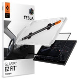 Spigen Tesla Model Y Screen Protector (16”)– GLAS.tR EZ Fit AluminaCore Screen Protector