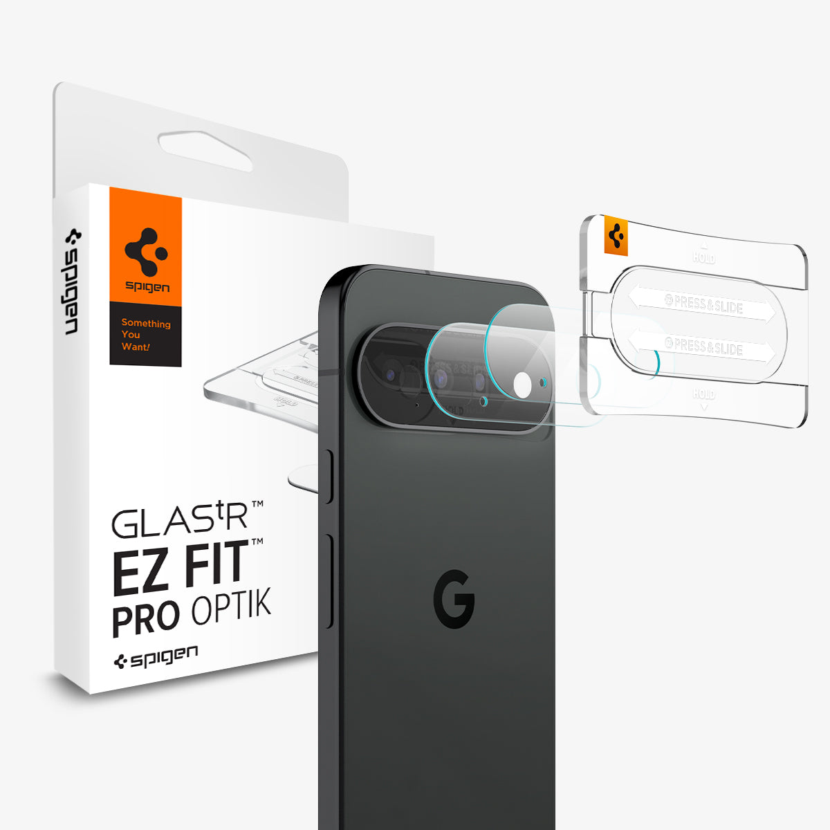 Spigen Optik EZ Fit Pro Camera Lens Protector for Pixel 11 (2 Pack) - Crystal Clear - image 1